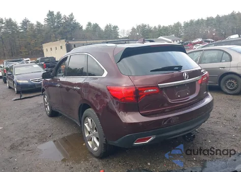 2015 Acura Mdx Advance Pkg W/Entertainment Pkg from USA, damaged, VIN 5FRYD4H89FB032902